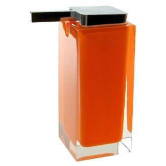 Soap Dispenser Soap Dispenser, Square, Orange, Countertop Gedy RA80-67